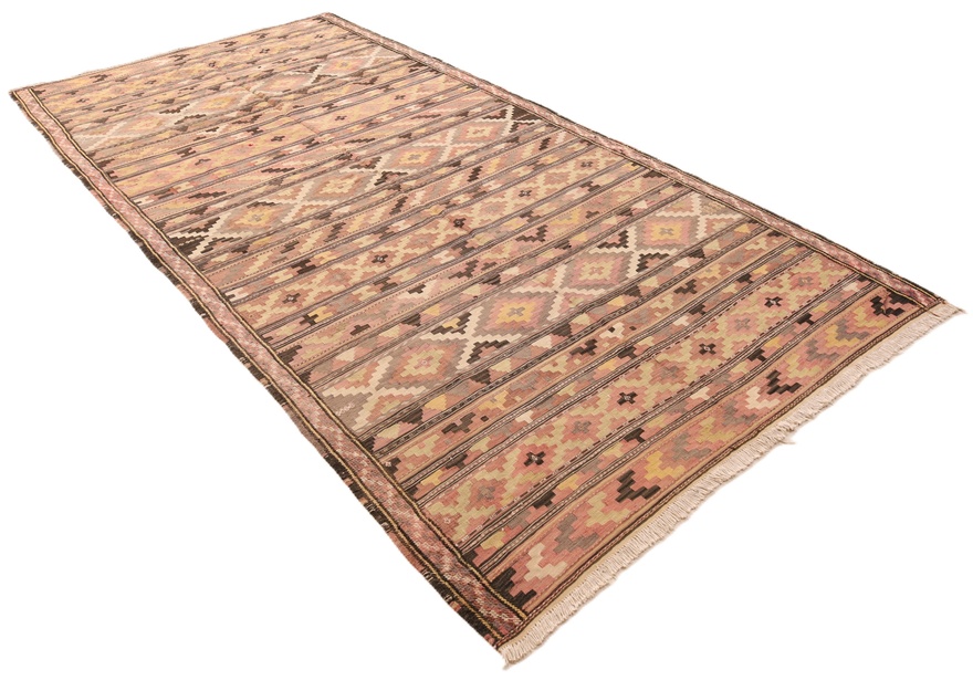 perserteppich-345-x-170-cm-wolle-handgewebt-antik-2 Antique Wool Kilim Persian Rug, 345 × 170 cm