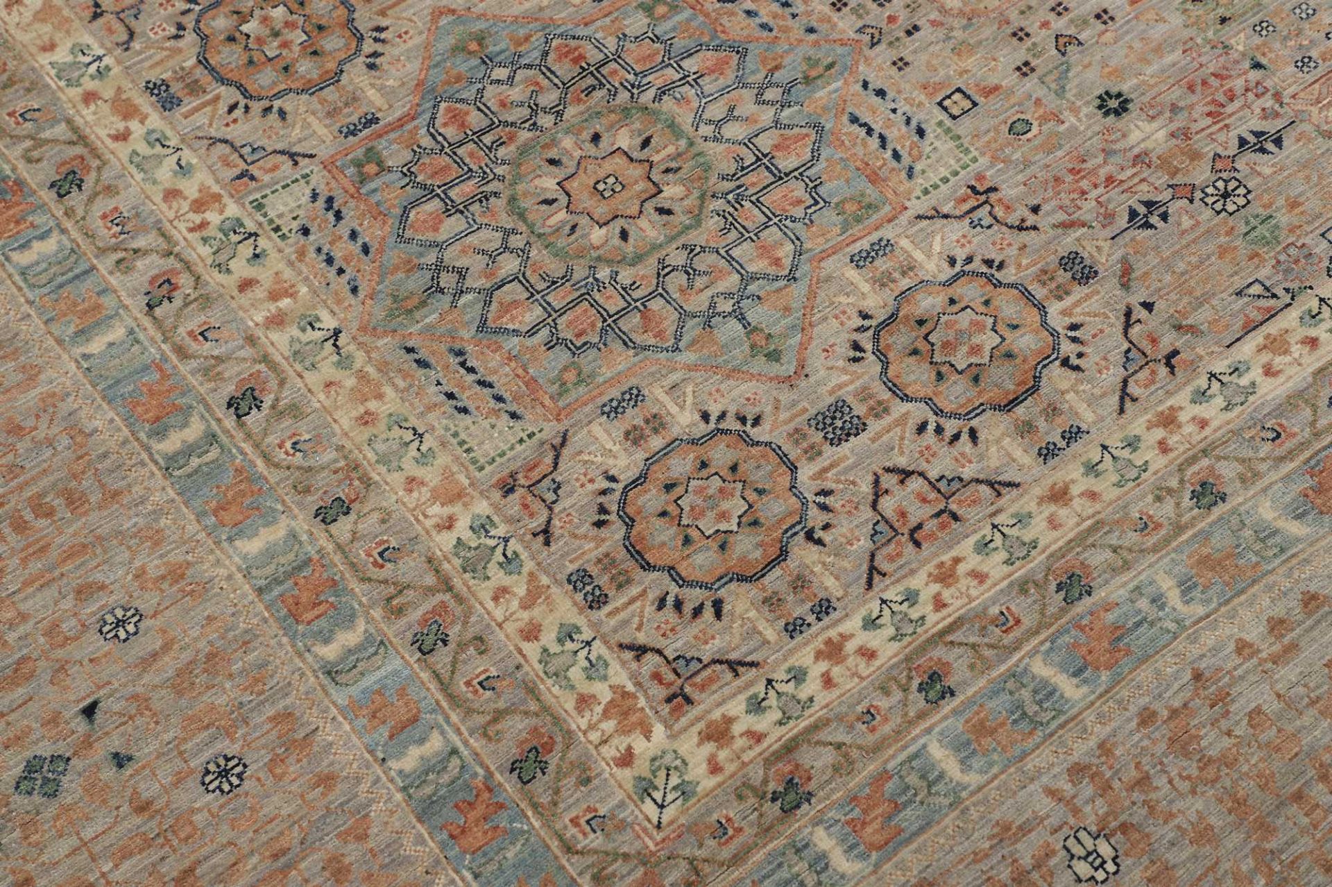 Mamluk Pakistani Rug 396 × 578 cm, Wool, hand-knotted