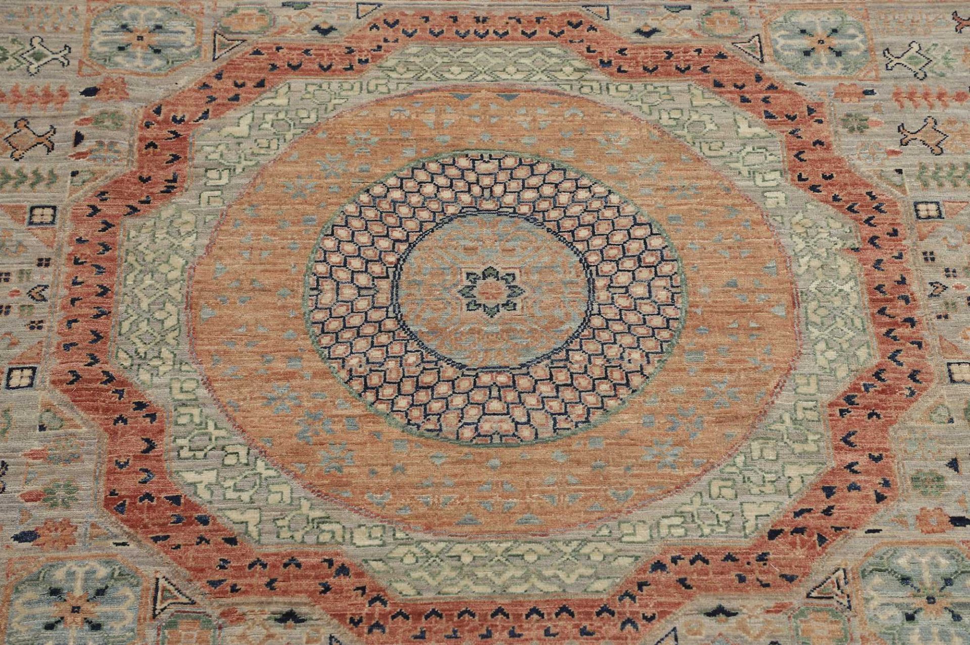 Mamluk Pakistani Rug 396 × 578 cm, Wool, hand-knotted