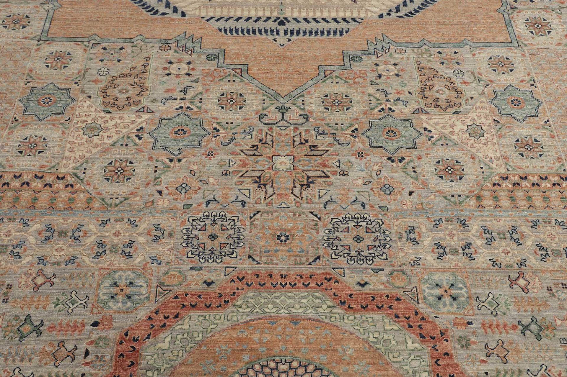 Mamluk Pakistani Rug 396 × 578 cm, Wool, hand-knotted