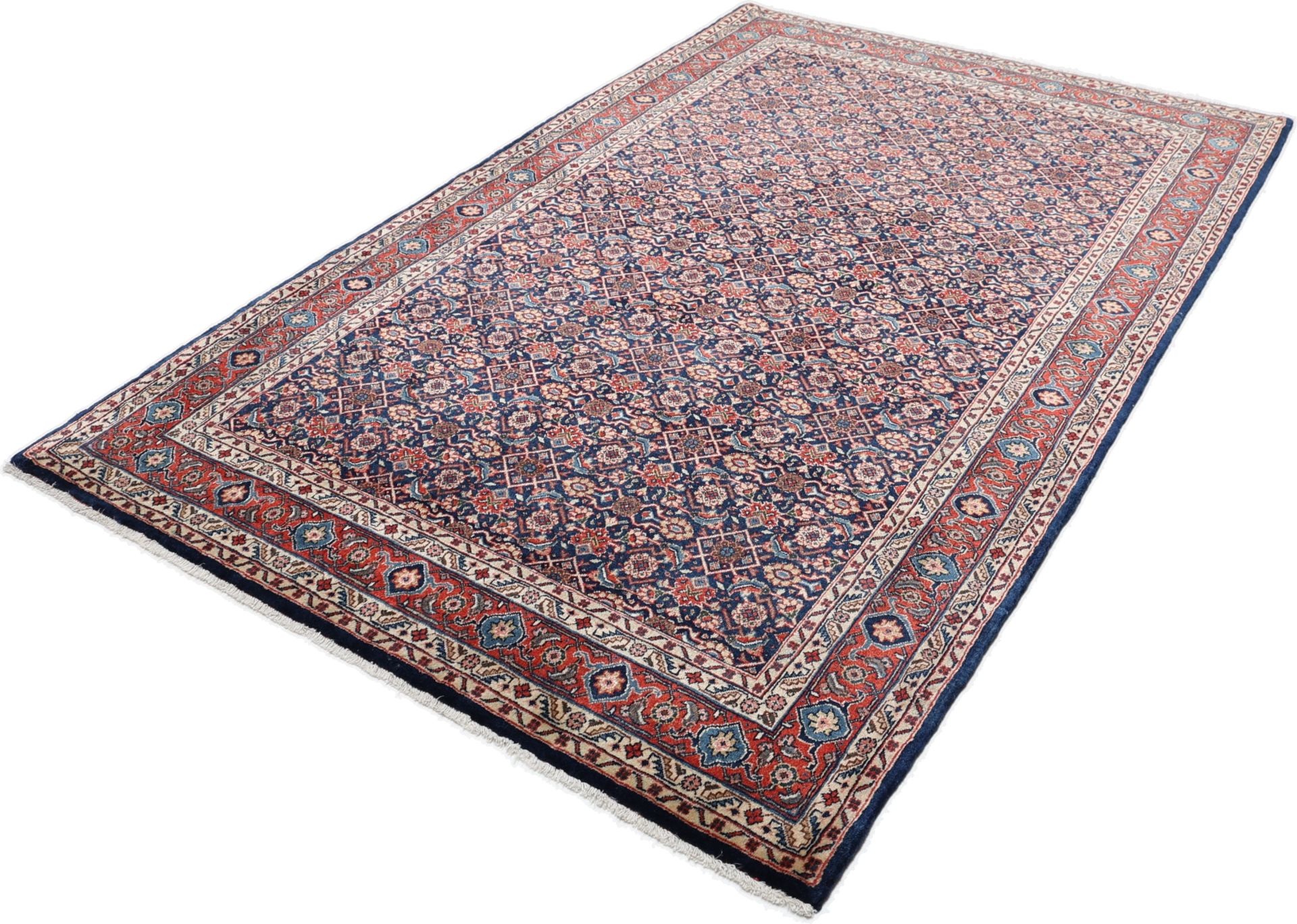 Antique Sarouk Persian Rug, 135 × 210 cm, Wool