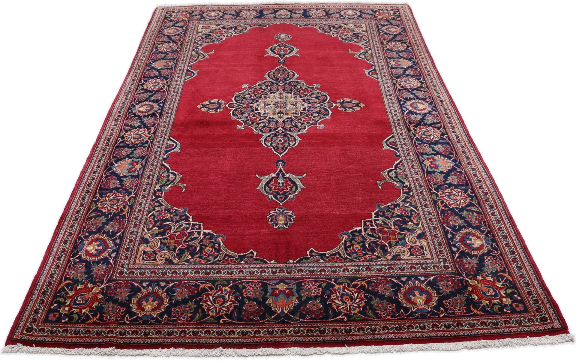 perserteppich-kashan-136-x-218-cm-schurwolle-handgeknupft-antik-8 Kashan Persian Rug — hand-knotted, 136 × 218 cm, Wool