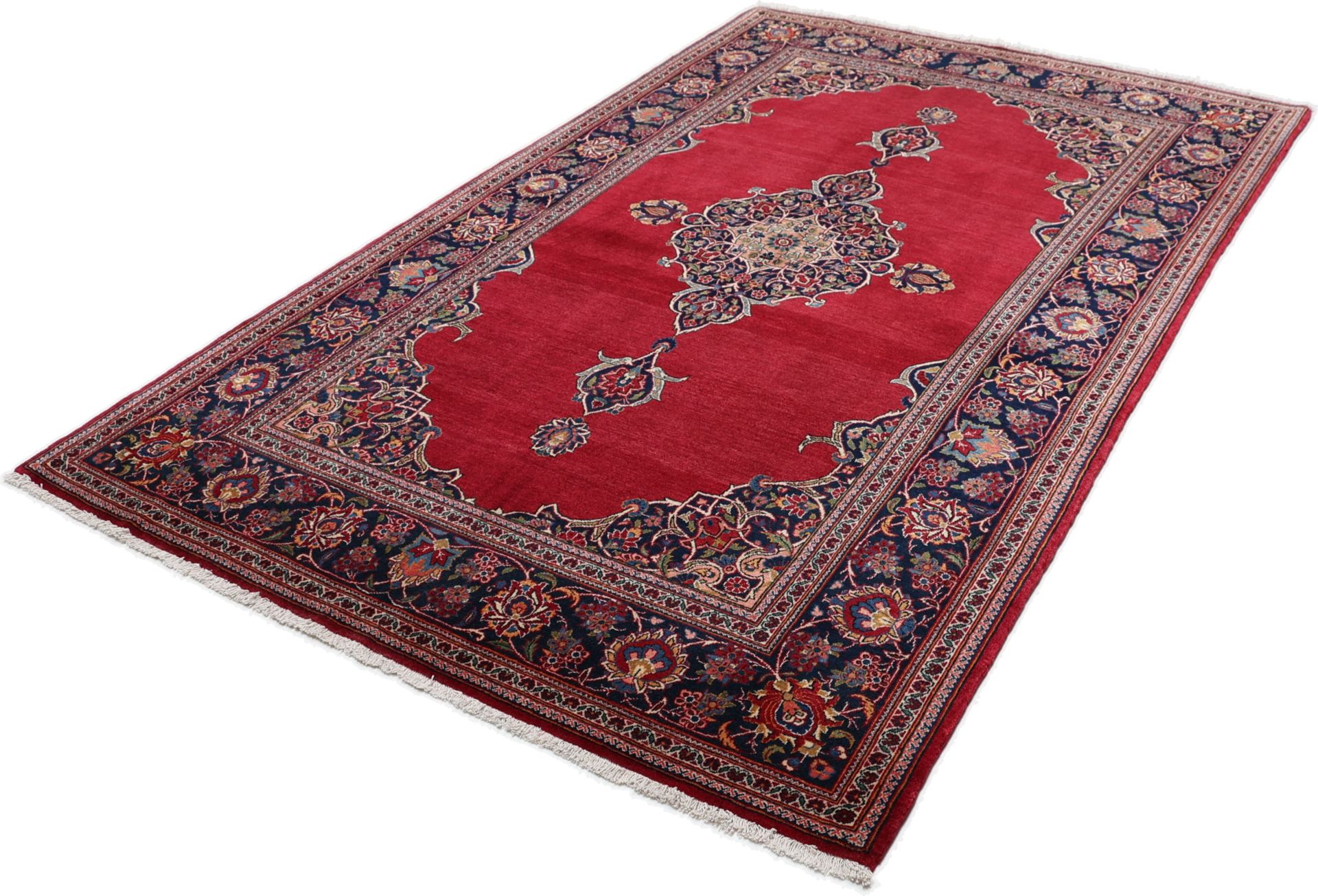 perserteppich-kashan-136-x-218-cm-schurwolle-handgeknupft-antik-10 Kashan Persian Rug — hand-knotted, 136 × 218 cm, Wool