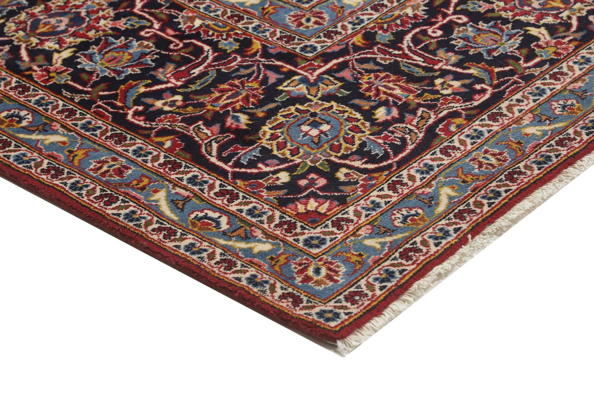 Kashan Persian Rug 356 × 486 cm, Wool, hand-knotted