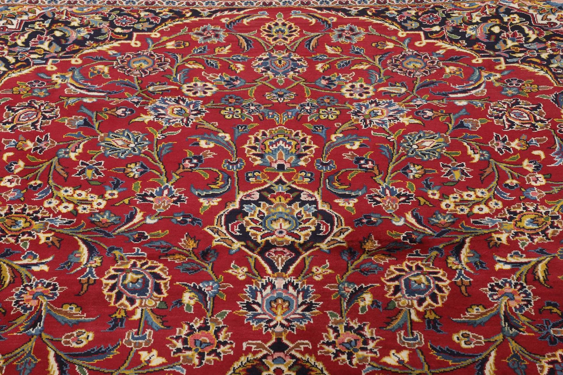 Kashan Persian Rug 356 × 486 cm, Wool, hand-knotted