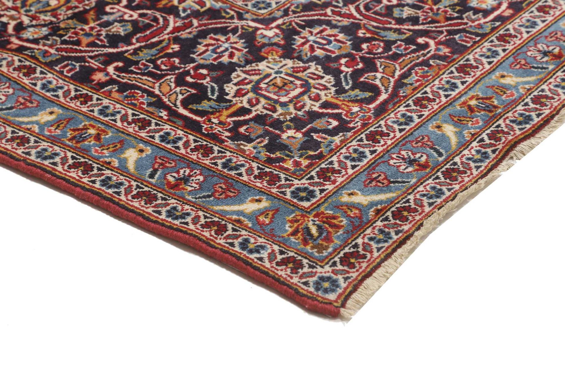 Hand-Knotted Wool Kashan Persian Rug, 311 × 502 cm