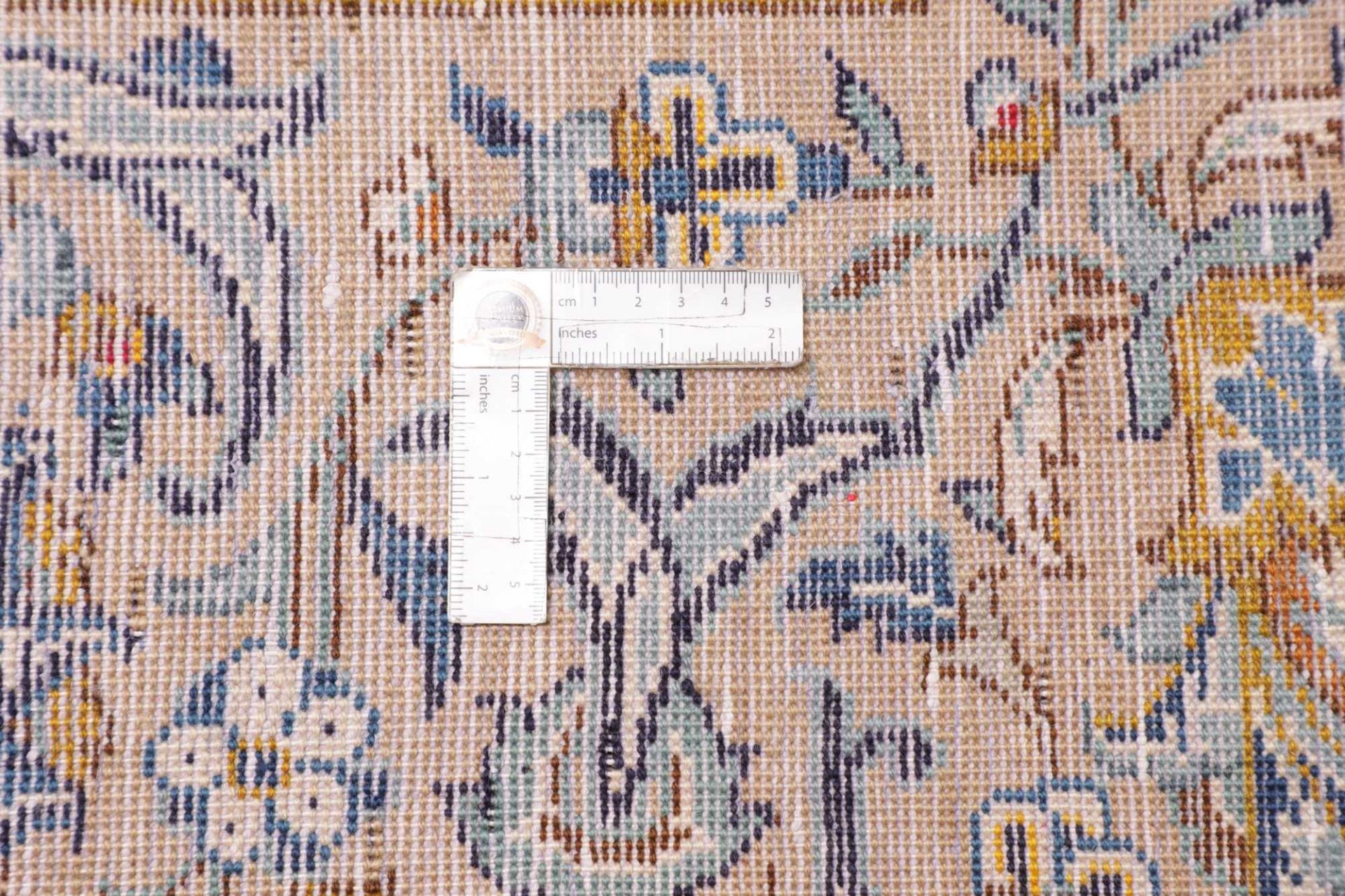 Hand-Knotted Wool Kashan Persian Rug, 307 × 429 cm