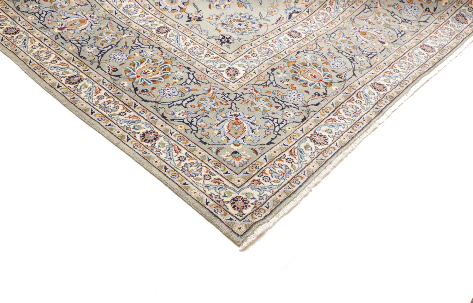 Kashan Persian Rug — hand-knotted, 306 × 424 cm, Wool