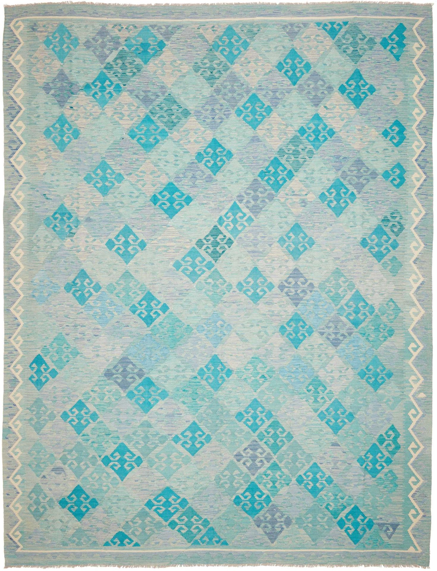 Kilim Pakistani Rug 306 × 398 cm, Wool, hand-woven
