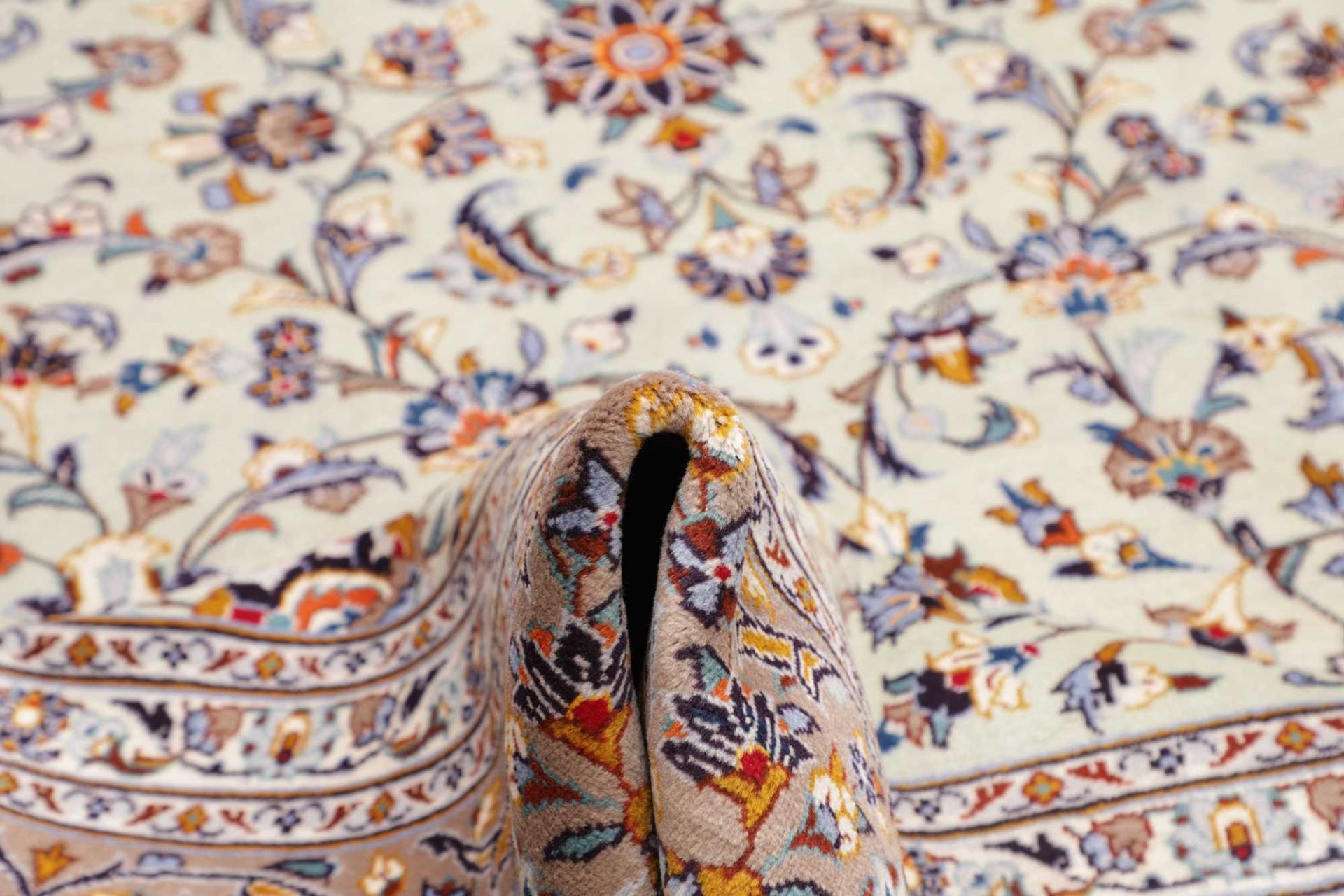 Kashan Persian Rug 297 × 425 cm, Wool, hand-knotted