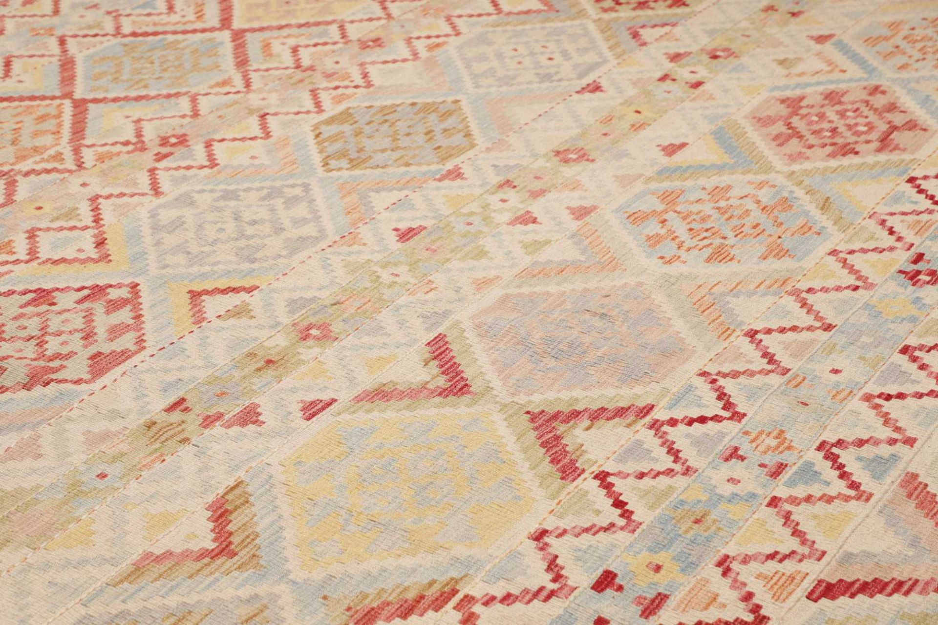 Kilim Pakistani Rug 307 × 401 cm, Wool, hand-woven