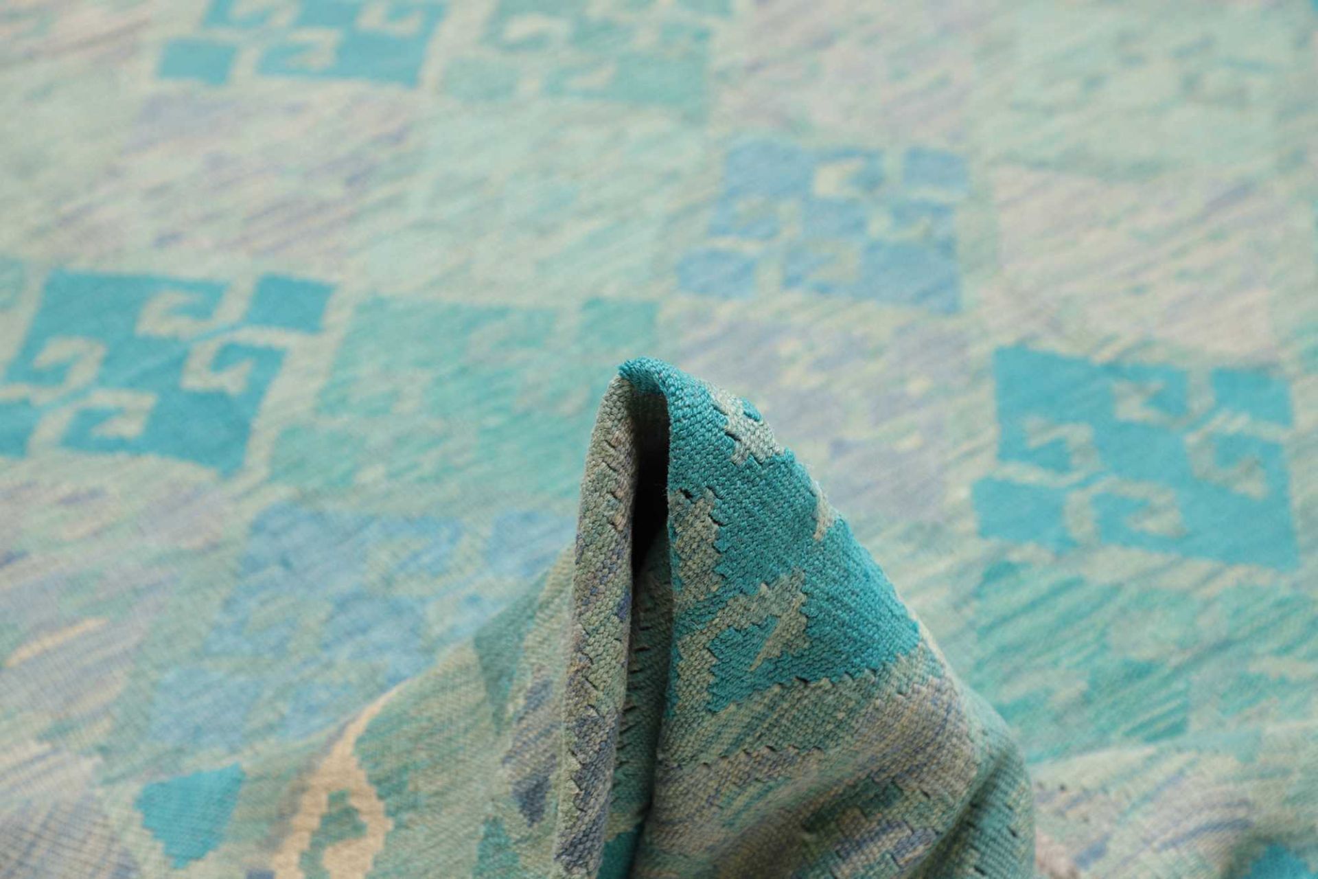 Kilim Pakistani Rug 306 × 398 cm, Wool, hand-woven