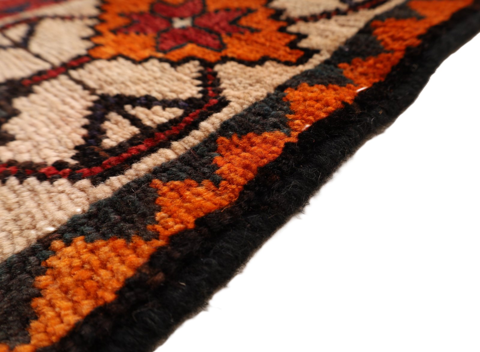 Bakhtiari Persian Rug — hand-knotted, 298 × 152 cm, Wool