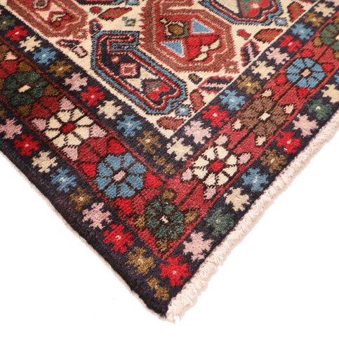 Afshar Persian Rug — hand-knotted, 339 × 90 cm, Wool