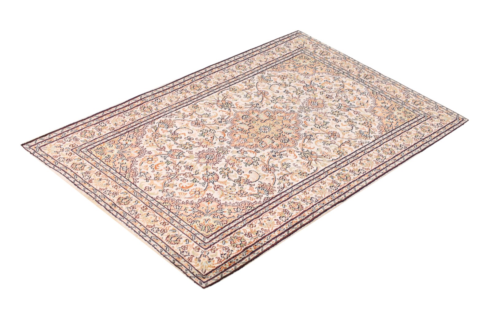 Kashmir Indian Rug 129 × 81 cm, Silk, hand-knotted