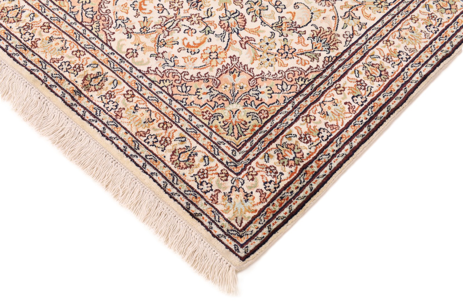Kashmir Indian Rug 129 × 81 cm, Silk, hand-knotted