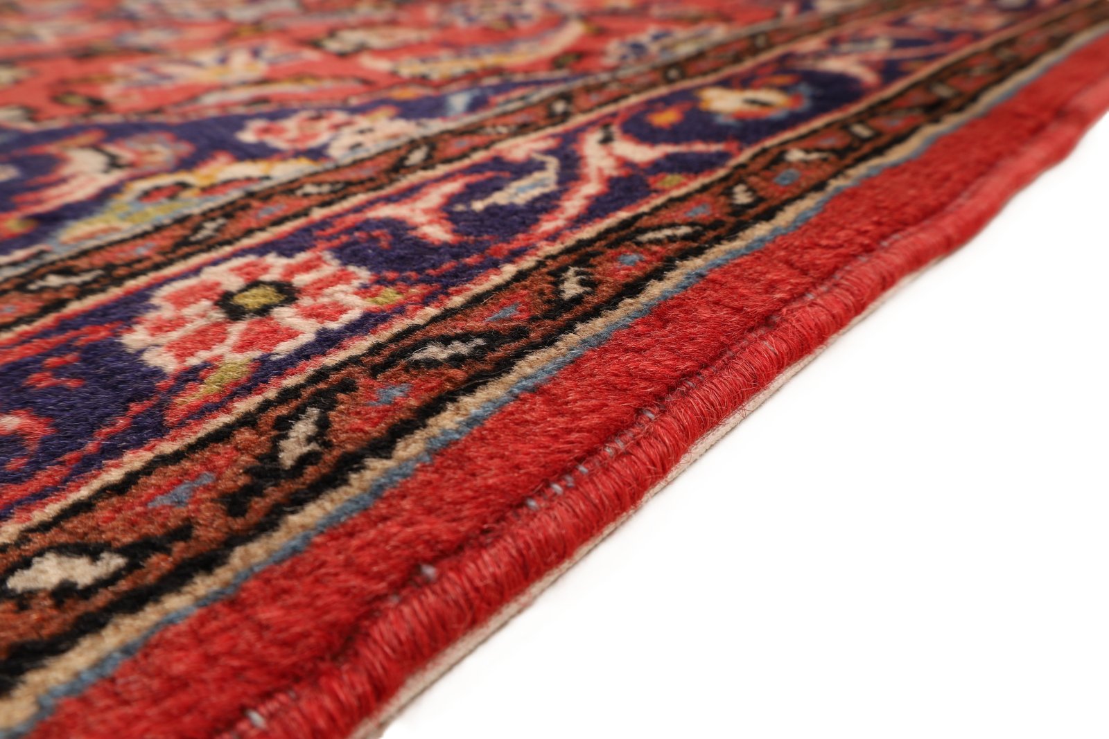 Hand-Knotted Wool Kashan Persian Rug, 148 × 79 cm